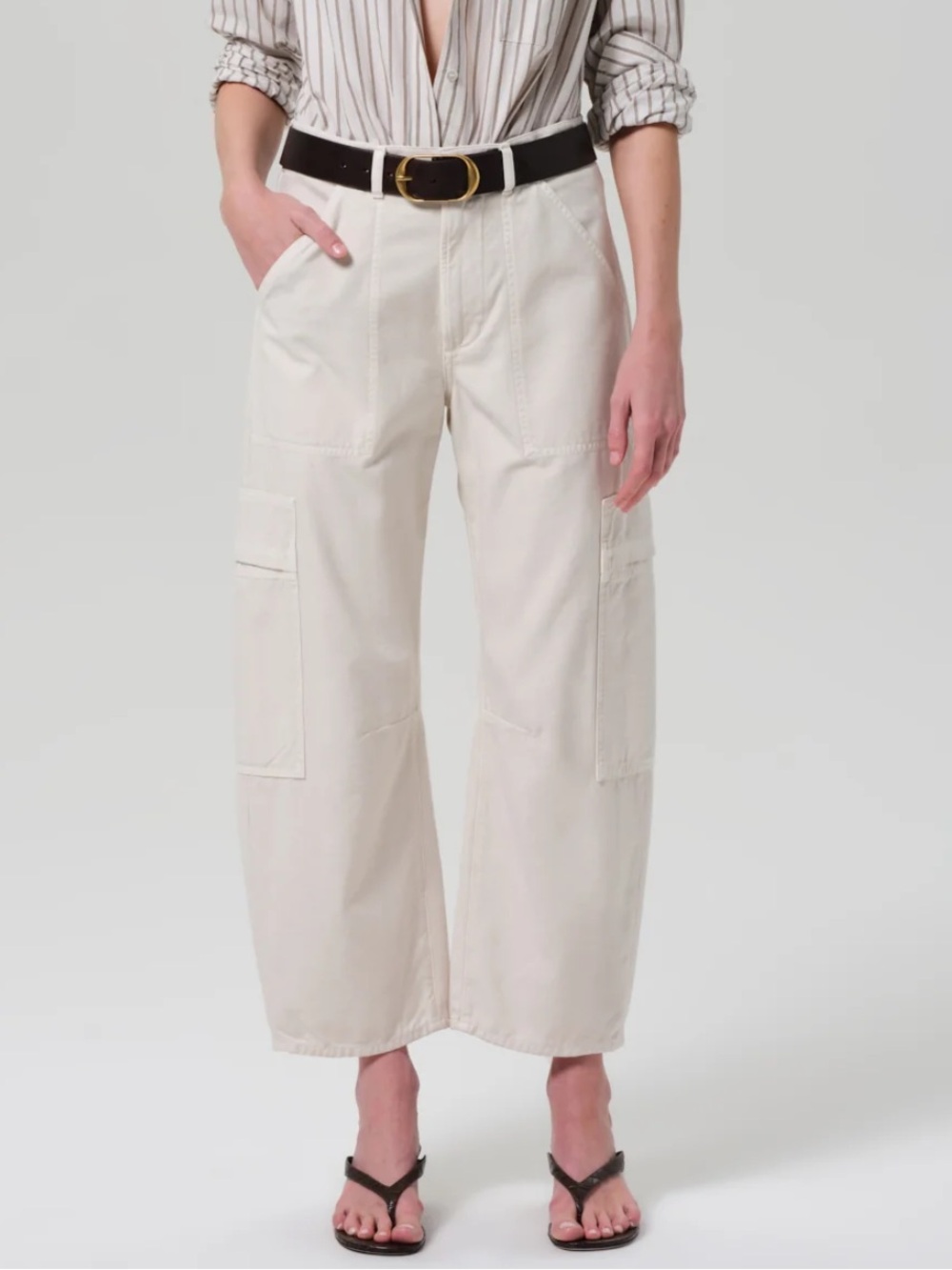 NWOT Citizens of Humanity Marcelle cargo pants Almondette 27